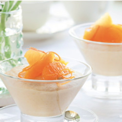 Творожное суфле с апельсином