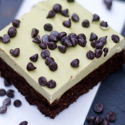 Здоровые мятные пирожные с полным соевым порошком