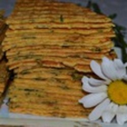 Луковые вафли с сыром