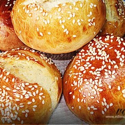 Булочки с кунжутом