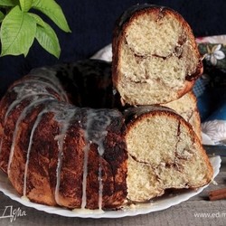 Пирог мраморный с корицей