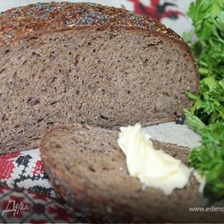 Хлеб на закваске льняной с маком