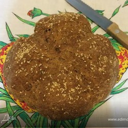 Ирландский хлеб из цельнозерновой и льняной муки