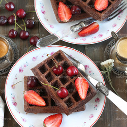 Полезные шоколадные вафли