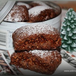 Ванильные подушечки ройбуш-инжир