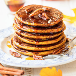 Тыквенные блинчики с ароматом сои и ванили