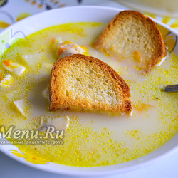 Суп с плавленными сырками "Дружба", рецепт с фото пошагово