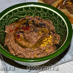 Паштет из фасоли и сушеных грибов. Рецепт с фото