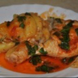 Куриные ножки с картофелем в мультиварке