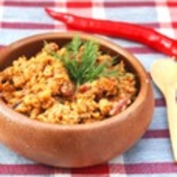 Перловая каша с фасолью и говядиной по-закарпатски