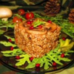 Гречка по-купечески с мясом и грибами