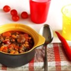 Фасоль по-мексикански с говядиной