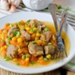 Карри со свининой в мультиварке