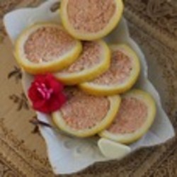 Фаршированный кетой лимон