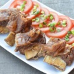 Говяжьи ребрышки в бальзамико-медовом маринаде