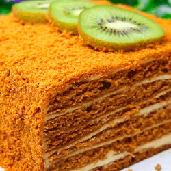 Медовик необычным способом. Да еще и без раскатки коржей!