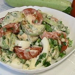 Салат с жареными кабачками - будете делать снова и снова