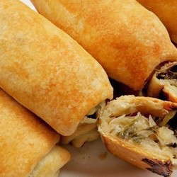 Хрустящие трубочки с капустой. Очень советую их попробовать