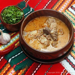 Суп на говяжьем бульоне