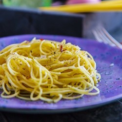 Спагетти с оливковым маслом