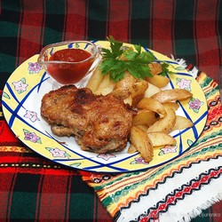 Ромштекс - панированная отбитая говядина жареная в масле