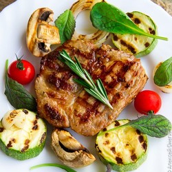 Стейк из свинины, простой и вкусный