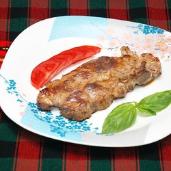 Свинина на гриле — свиной ошеек жареный, отличное вкусное мясо