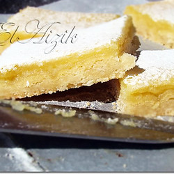 Песочные пирожные с запеченным лимонным курдом