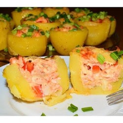 АЛЬПИЙСКИЕ СУНДУЧКИ. Картофель с начинкой в духовке.