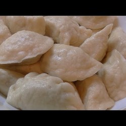 ,Вареники с картошкой. Дрожжевое тесто для вареников.