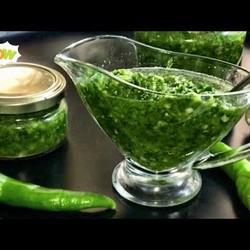 Зелёная Аджика. С этой приправой можно съесть и тарелку