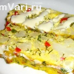 Запеканка из цветной капусты и творога