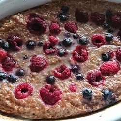 Baked Oatmeal mit Banane