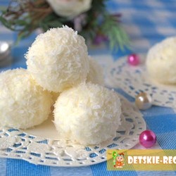 Домашний рецепт конфет с кокосовой стружкой | ДЕТСКИЕ РЕЦЕПТЫ, БЛЮДА