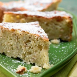 Bananenkuchen mit Quark und Haferflocken