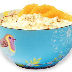 Früchtequark mit Haferflocken