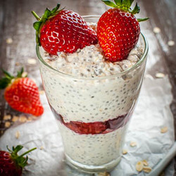 Overnight Oats mit Chia-Samen: Grundrezept