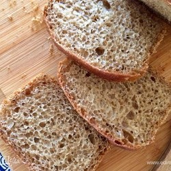 Ржаной заливной хлеб. Ингредиенты: вода, мука, ржаная мука