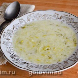 Кабачковый суп на сметане по-закарпатски. Рецепт с фото