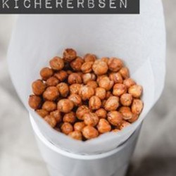 Geröstete Kichererbsen - gesunder Knuspersnack
