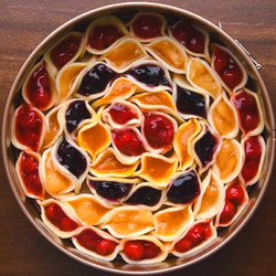 Пирог на скорую руку "Мозаика" 