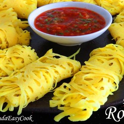 БЛИНЫ РОТИ ДЖАЛА Малазийские кружевные