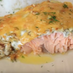 Горбуша запеченная под хлебной корочкой!