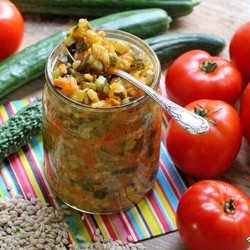 Рассольник с перловкой на зиму.