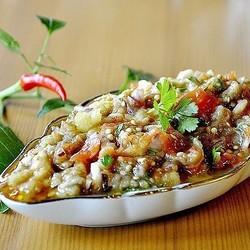 Мелидзана. Баклажан, помидор, оливки...