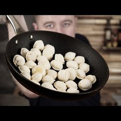 пельмени запечёные с грибами!