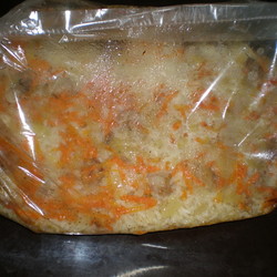 Плов в рукаве для запекания.