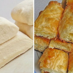 Слоеное тесто на скорую руку