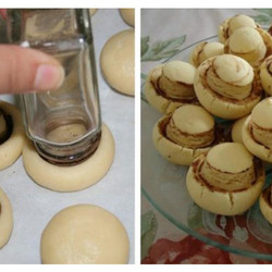 Песочное печенье «Шампиньоны»