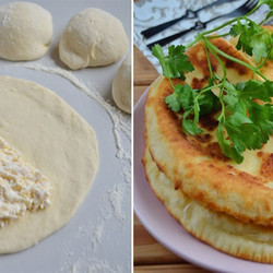 Хачапури из творога